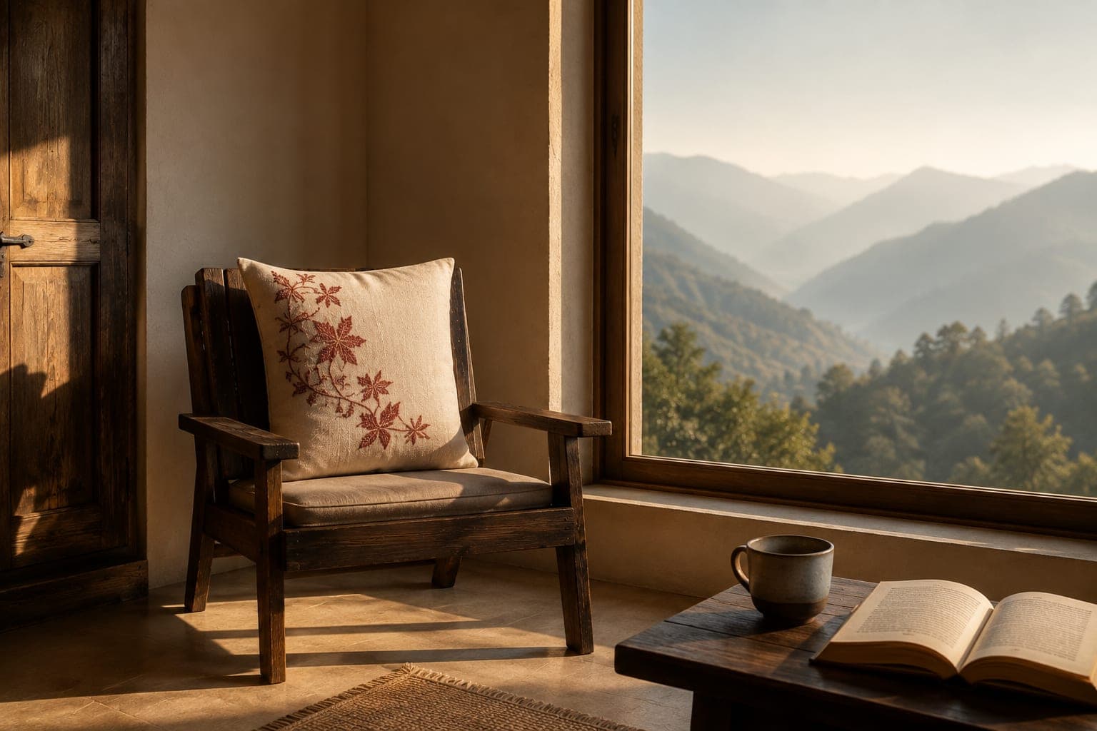 Late afternoon · ruby on cream