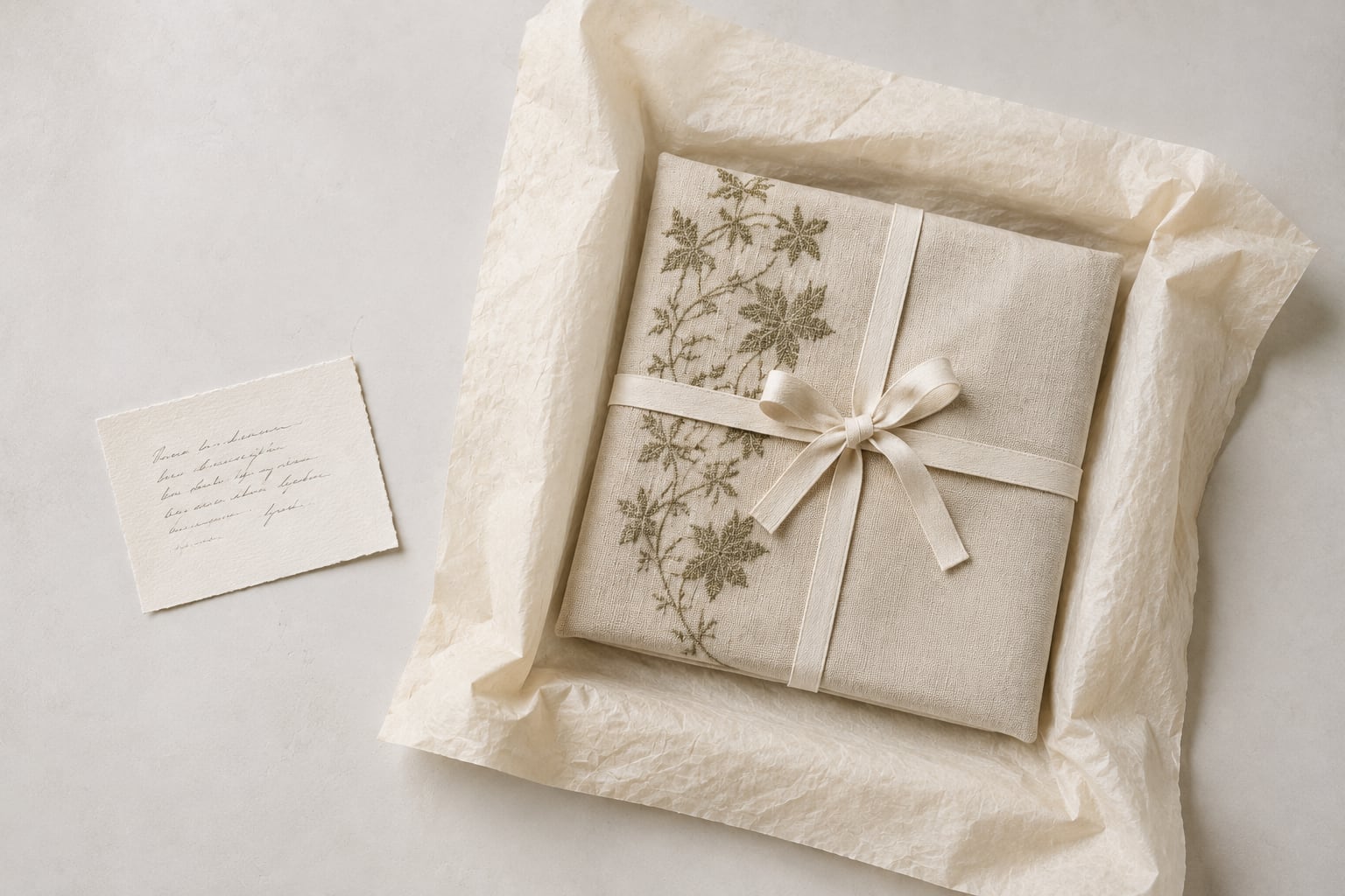 Wrapped, signed, sent