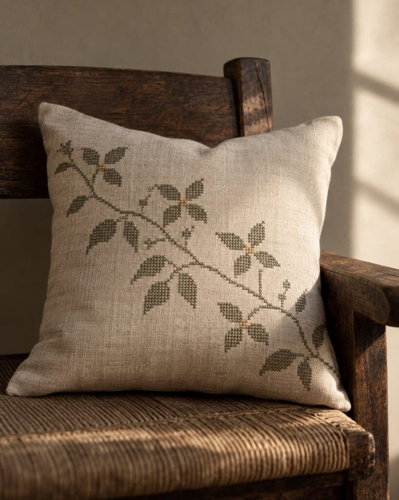 Clematis Cushion, Moss